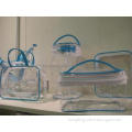 Transparent PVC Travel Bags PVC Pouch with Handle and Zipper